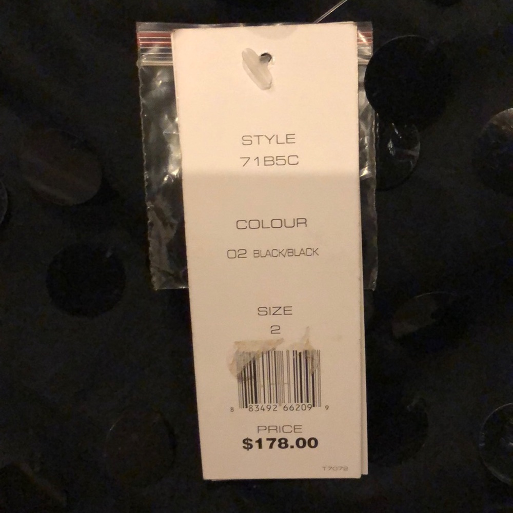 NWT French Connection Blk sparkle sleeveless dress - Picture 2 of 6
